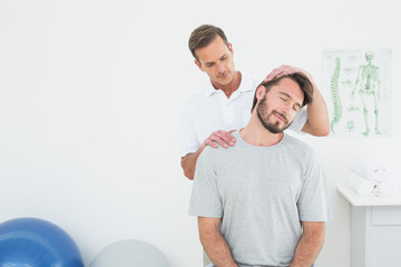 Head Chiropractic Adjustment and Massage Therapy